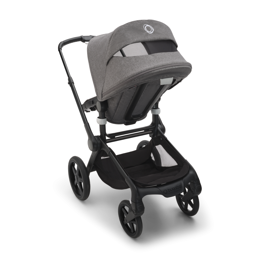 Bugaboo fox black frame hotsell grey melange